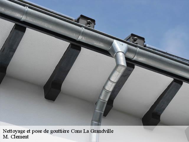 Nettoyage et pose de gouttière  cons-la-grandville-54870 M. Clement