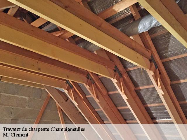 Travaux de charpente  54250